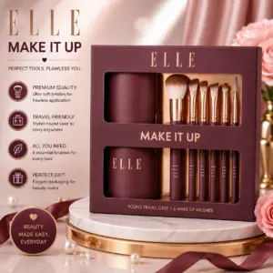Elle Make It Up Gift Set - Burgundy