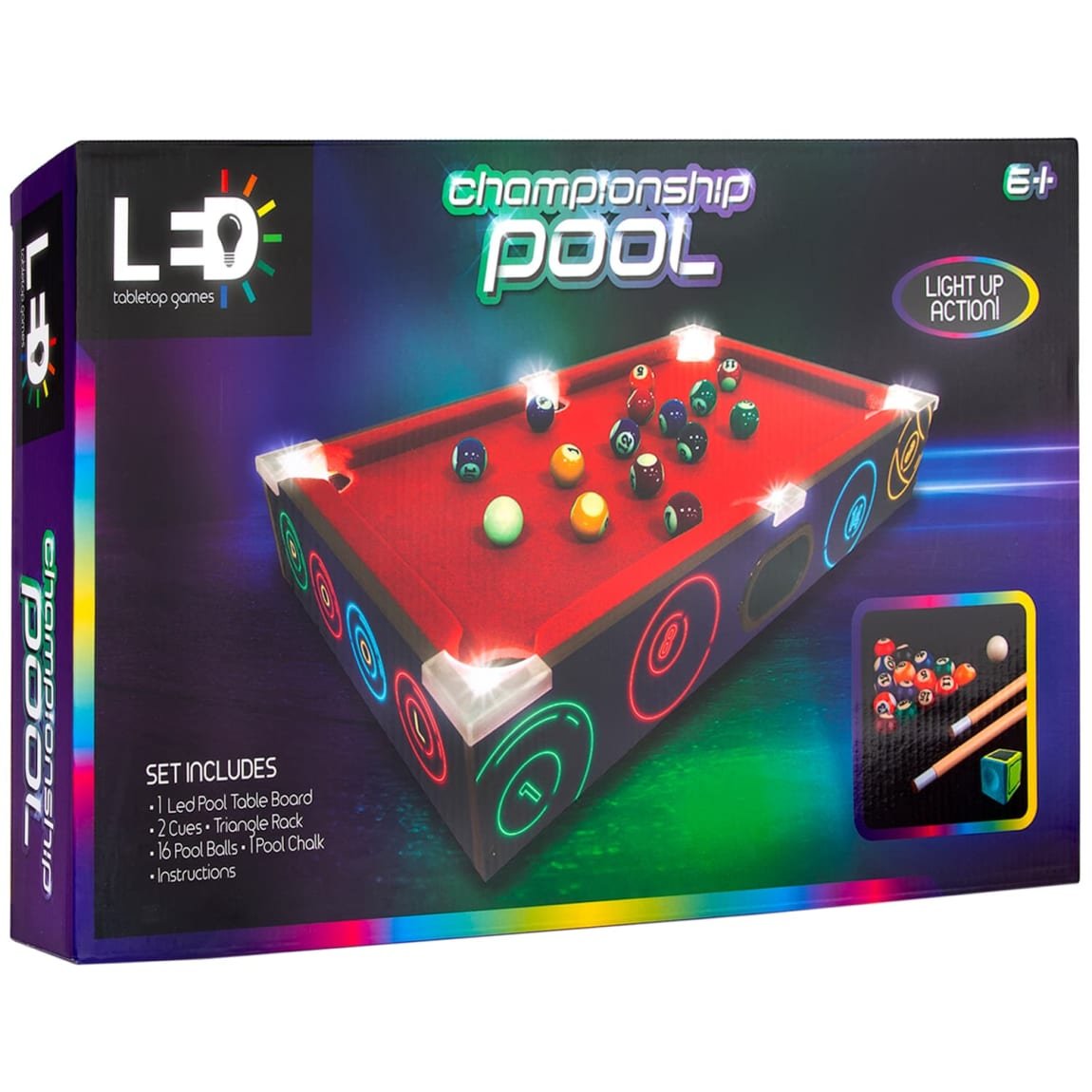 LED Championship Pool Set