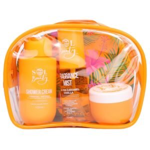 Sol Beauty Mini Bag Set 3pc - Salted Caramel Vanilla