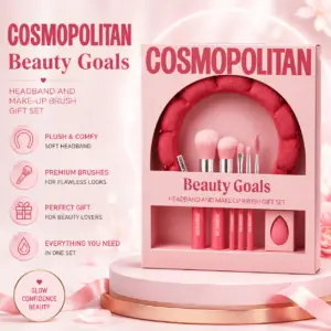Cosmopolitan Beauty Goals Set 7pcs – Pink
