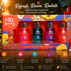 Sol Beauty Fragrance Mist Set 5pc
