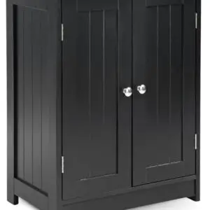 2 Door Under Sink Unit Black