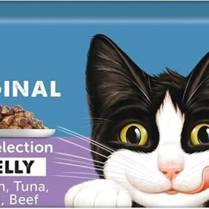 Mixed Selection in Jelly Cat Food - Variety and Goodness in Every Bite Cat Food Pouches- Wet Cat Food (40 x 85g)