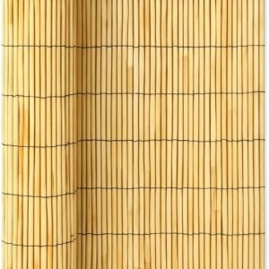 1.5m x 4m Natural Handmade Reed Fence Bamboo Screening Garden Decorative Fencing Garden