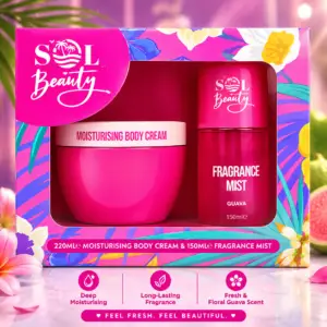 Sol Beauty Mist & Cream Set 2pk - Guava