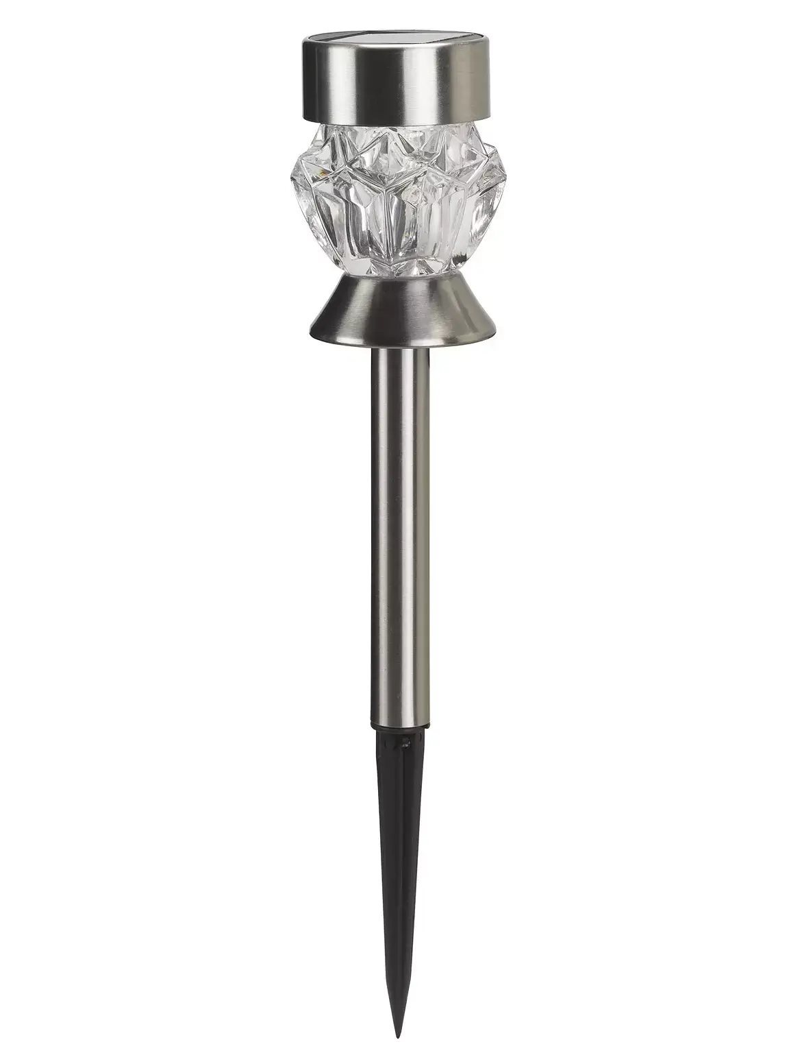 Crystal Stainless Steel Solar Stake Light 4 Pack - Image 4