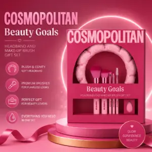 Cosmopolitan Beauty Goals Set 7pcs - Raspberry